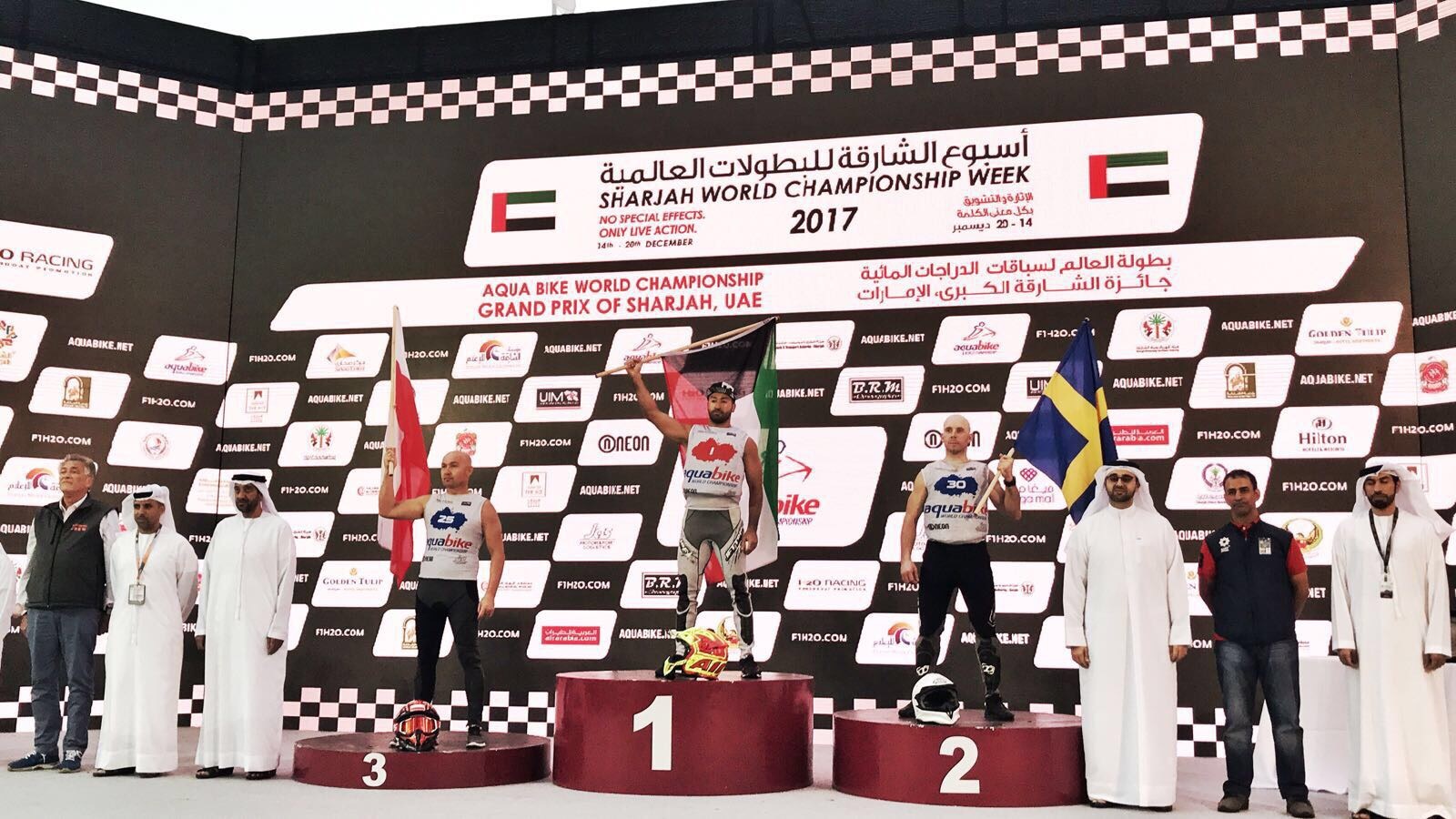 Kuwaiti rider wins title of Aquabike World Championship