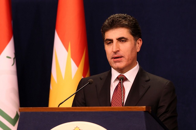 رئيس حكومة اقليم كردستان العراق نيجيرفان البارزاني