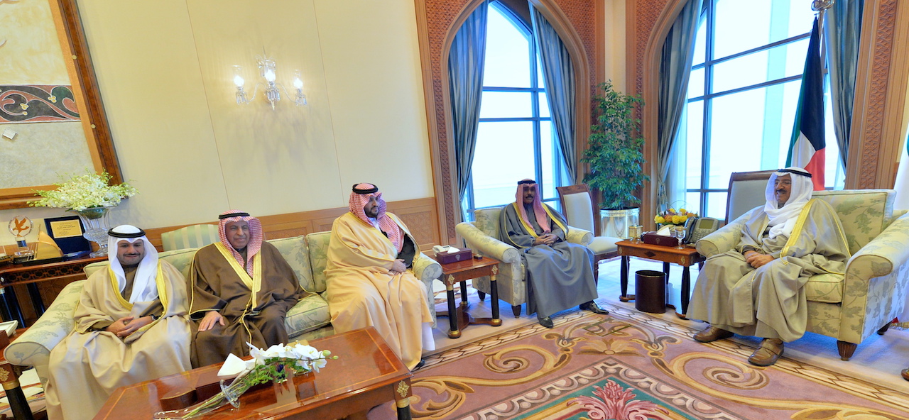 His Highness the Amir Sheikh Sabah Al-Ahmad Al-Jaber Al-Sabah received Advisor at Saudi Royal Court Turki Bin Mohammad Bin Fahad Bin Abdulaziz Al-Saud