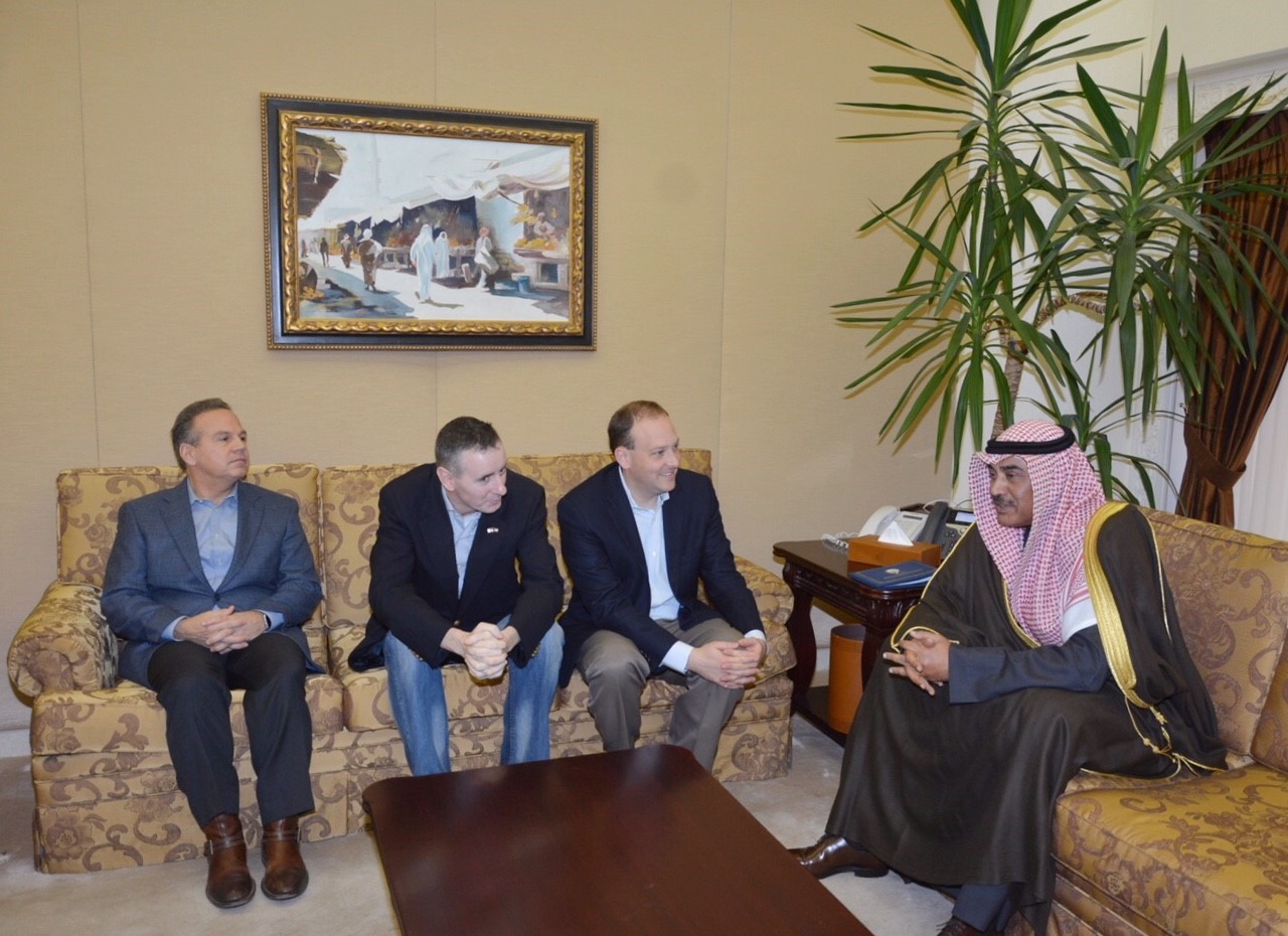 Deputy Prime Minister and Minister of Foreign Affairs Sheikh Sabah Al-Khaled Al-Hamad Al-Sabah received a visiting delegation from the United States House of Representatives