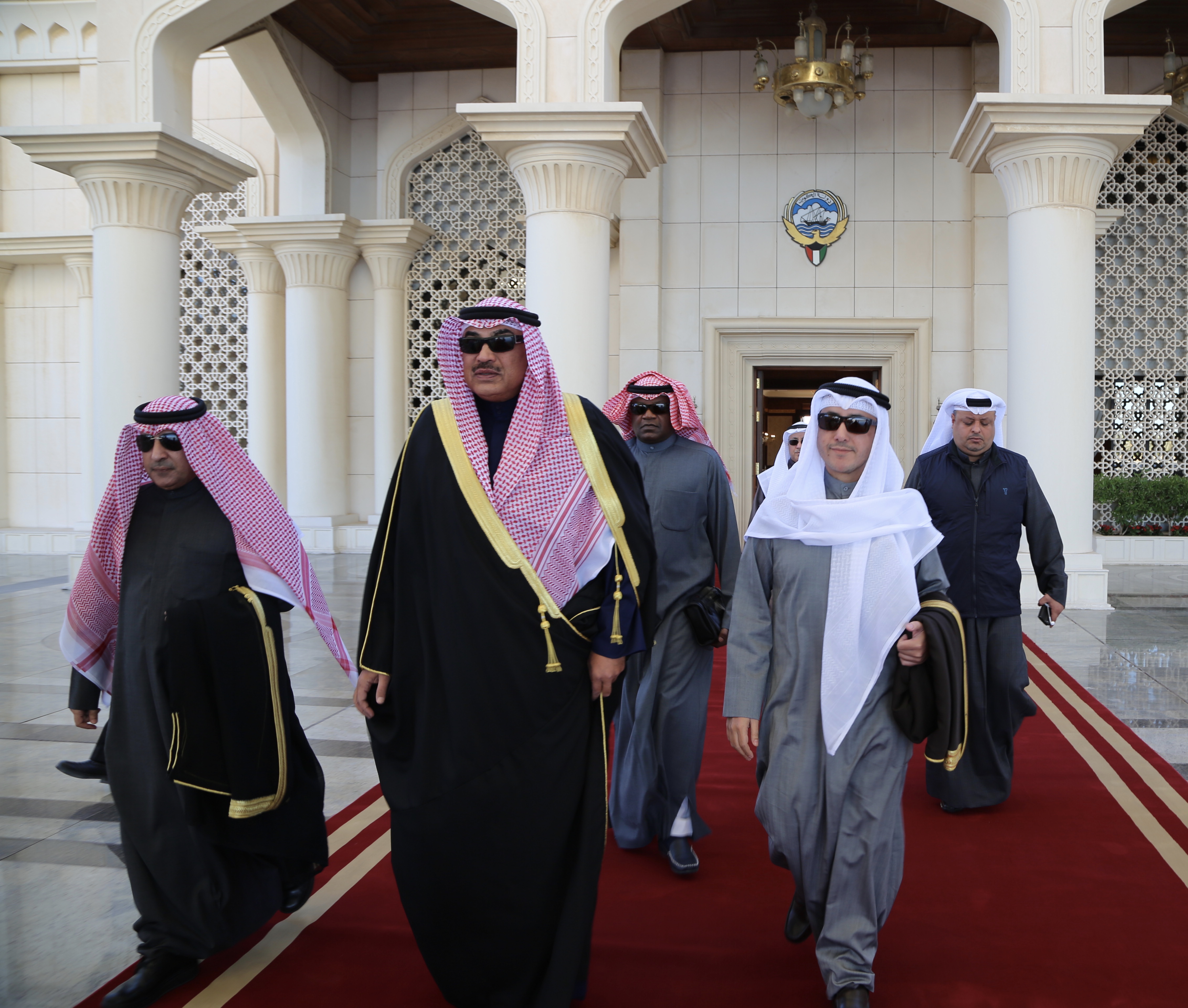 Kuwaiti First Deputy Prime Minister and Foreign Minister Sheikh Sabah Al-Khaled Al-Hamad Al-Sabah heads to Cairo for Arab meetings on US embassy shift