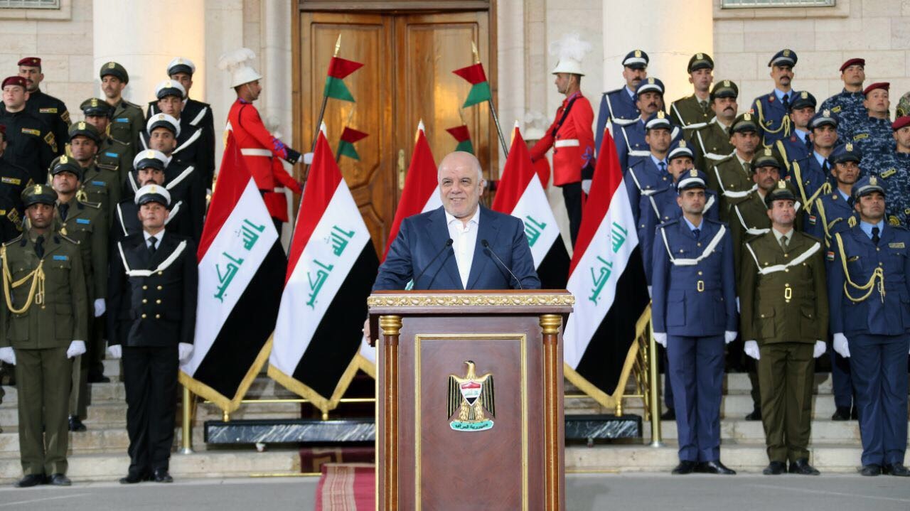 Iraqi Prime Minister Haidar Al-Abadi announces full victory against so-called Islamic State (IS) in Iraq