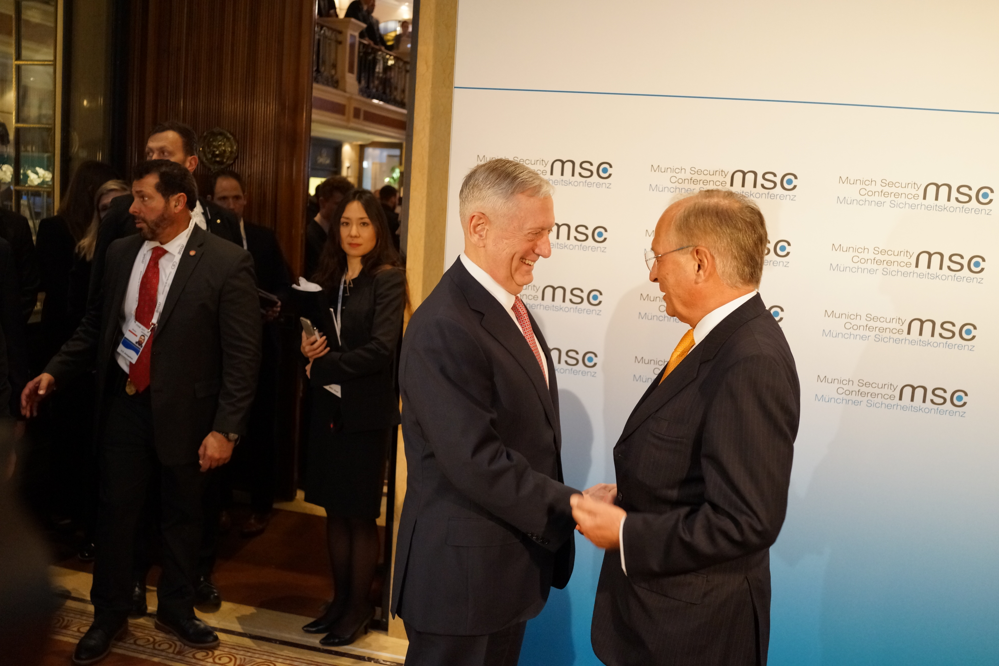 Munich Security Conference chairman receives US Secretary of Defense James Mattis