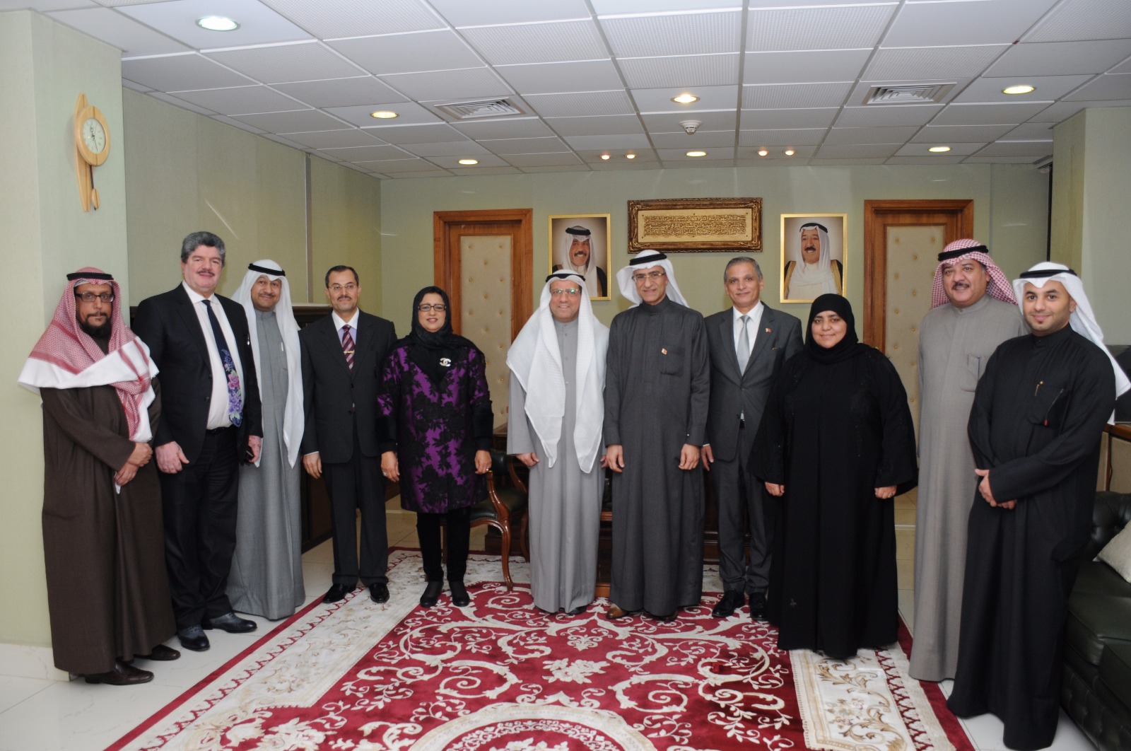 وفد المجلس الأعلى للمرأة في مملكة البحرين الشقيقة يختتم زيارته إلى الكويت