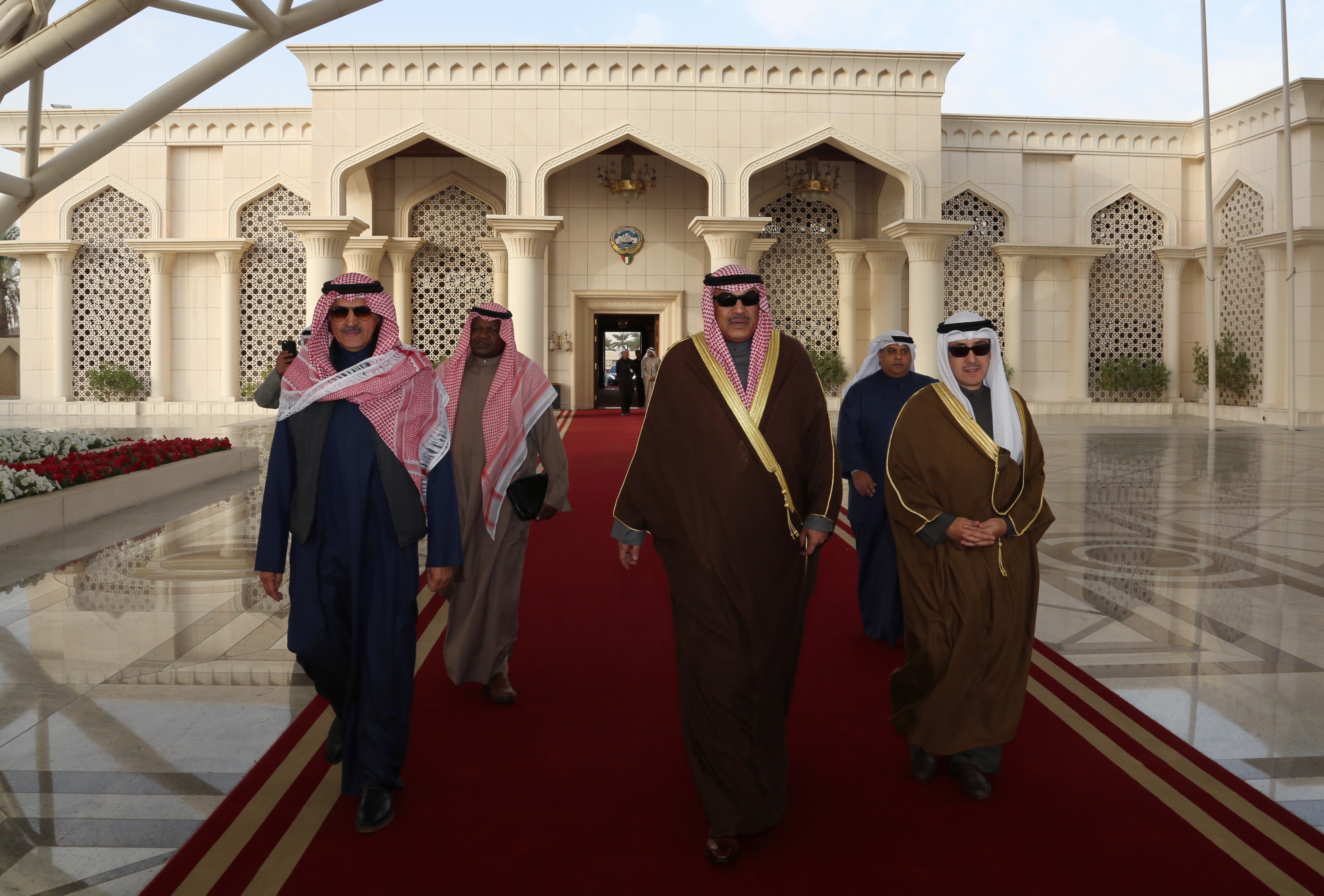 First Deputy Prime Minister and Foreign Minister Sheikh Sabah Khaled Al-Hamad Al-Sabah left for Abu Dhabi