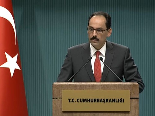 المتحدث باسم الرئاسة التركية ابراهيم كالين