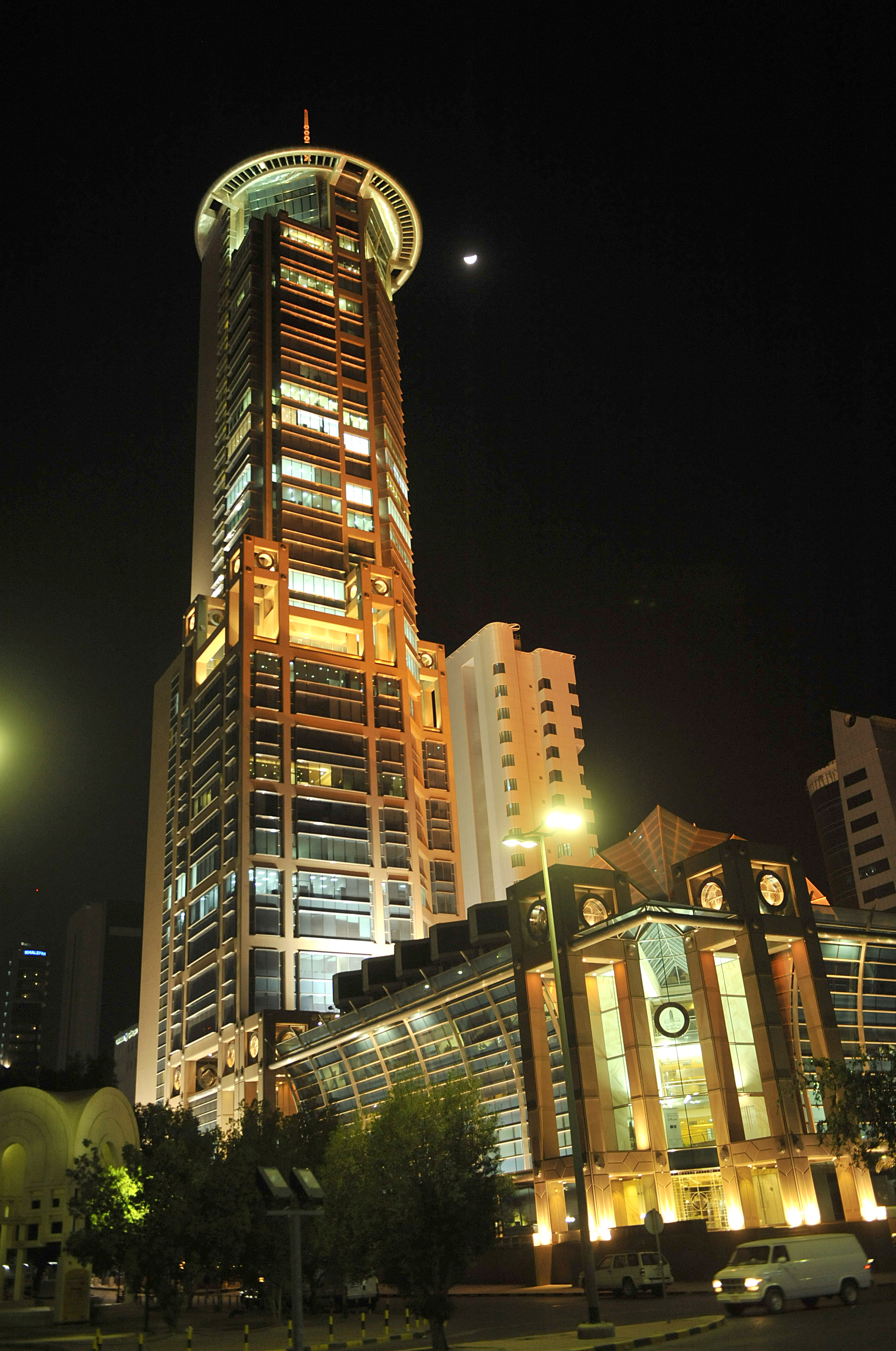 One of Kuwait  modern urban towers in Kuwait City