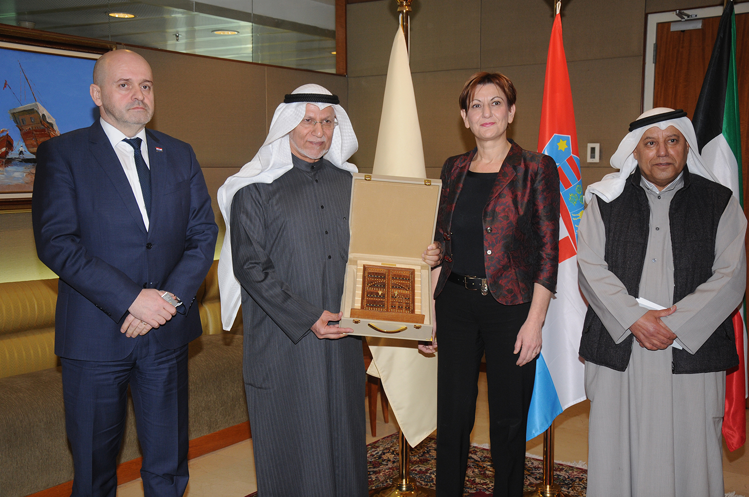 Croatian Deputy Prime Minister and Minister of Economy, Entrepreneurship and Crafts Martina Dalic visits Kuwait Chamber of Commerce and Industry (KCCI)