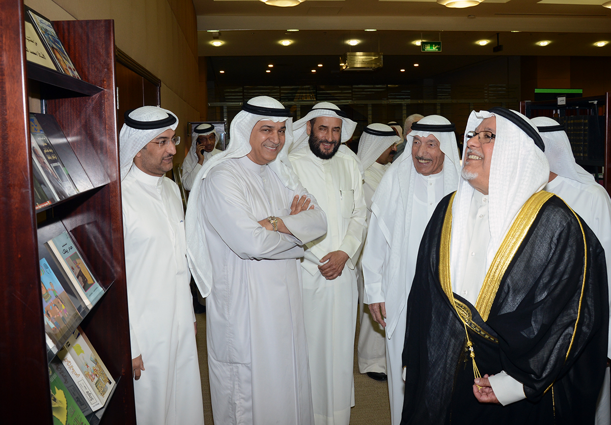 Deputy Minister of Amiri Diwan Affairs Sheikh Ali Jarrah Al-Sabah during is attendance of The National Library of Kuwait (NLK) ceremony