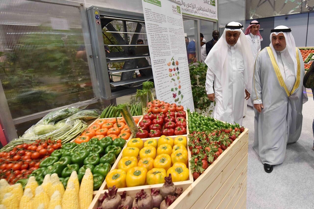 Director General of Kuwait's Public Authority for Agriculture and Fish Resources Affairs (PAAFR) Faisal Al-Hasawi during participating in the fifth Qatar International Agricultural Exhibition