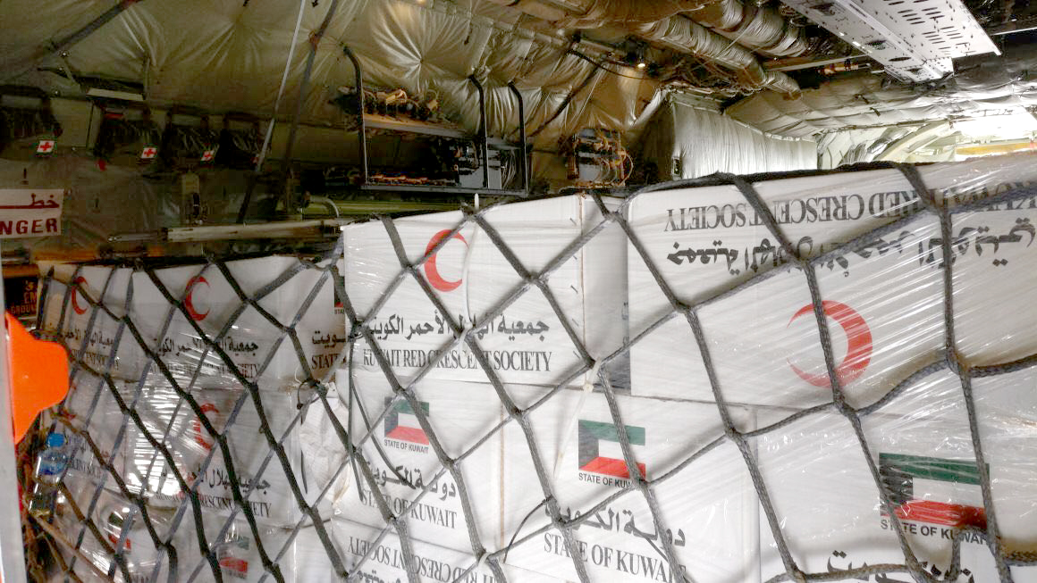 Kuwait sends relief aid, food material to Libya - KRCS