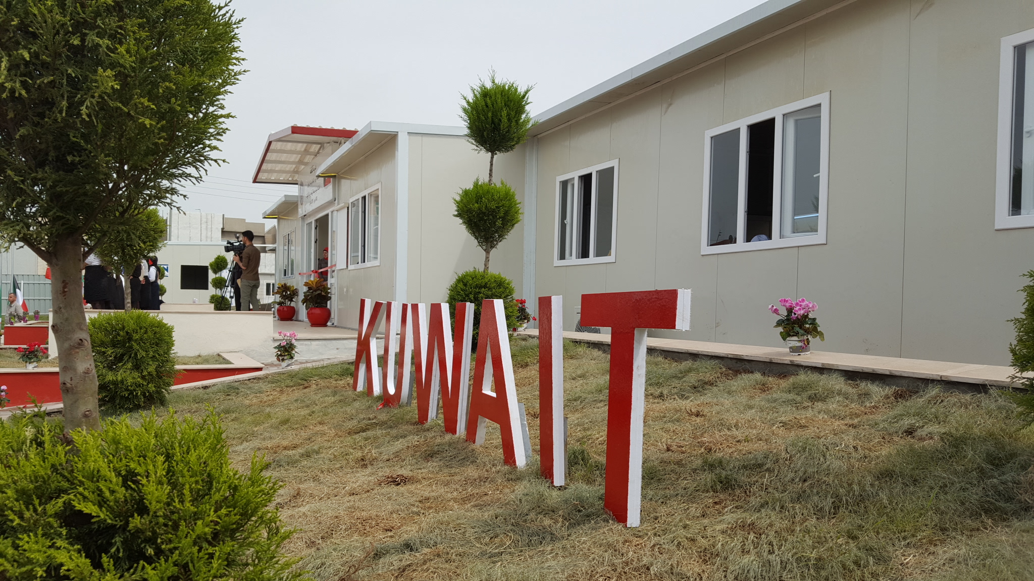 A new kuwait school in Hassan Sham camp for displaced Iraqis western Irbil governorate