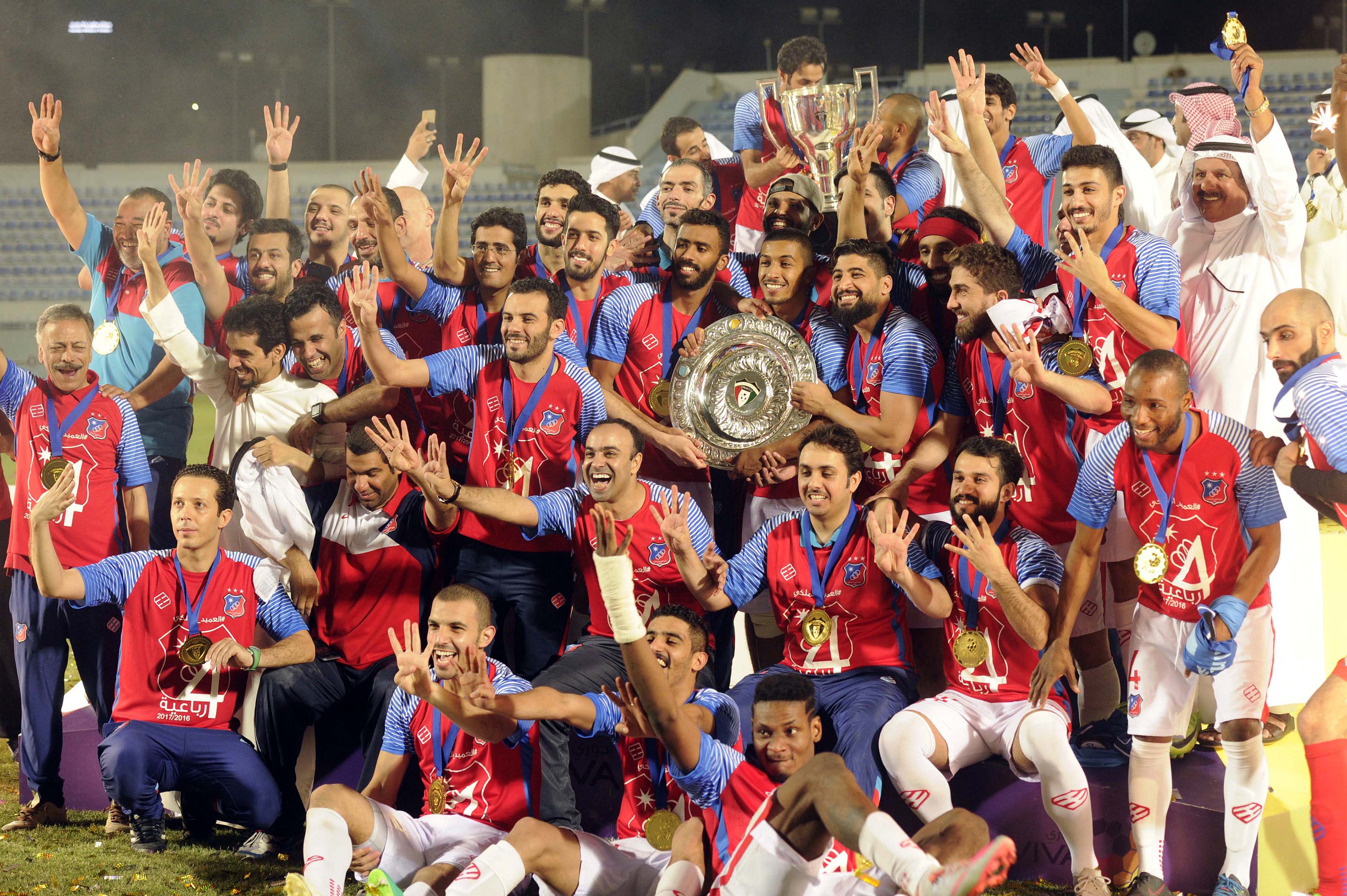 Kuwait SC crowned as champions of football premier league for 13th time
