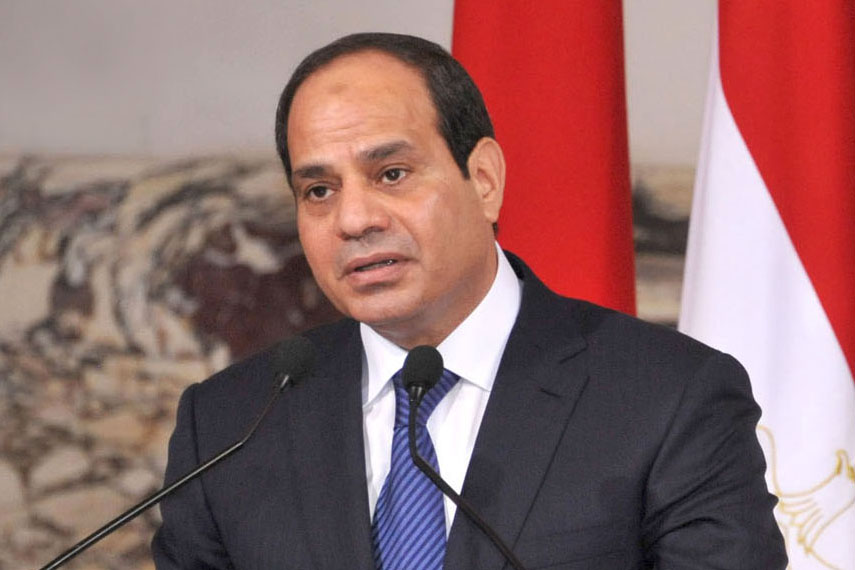 Egyptian President Abdul-Fattah Al-Sisi
