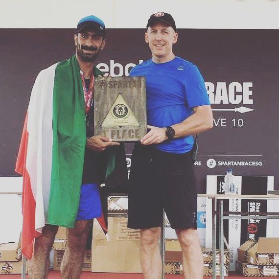 Kuwaiti participant sportsperson in Singapore Spartan Race (2017), Yousef Al-Shatti