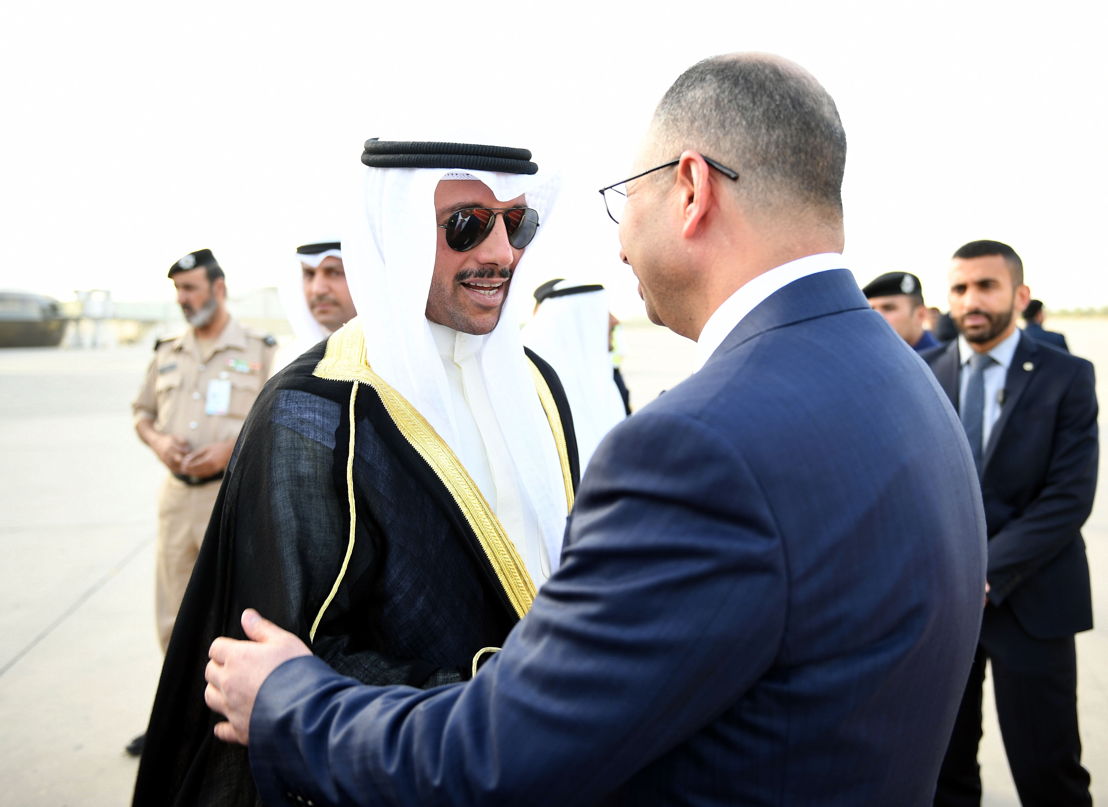 رئيس مجلس الأمة الكويتي مرزوق علي الغانم يستقبل رئيس مجلس النواب العراقي الدكتور سليم الجبوري