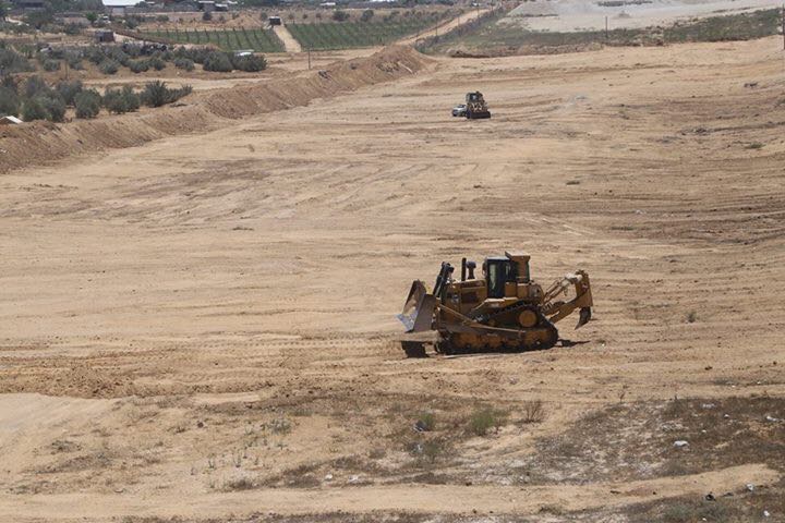 Gaza Strip building a new buffer zone with Egypt