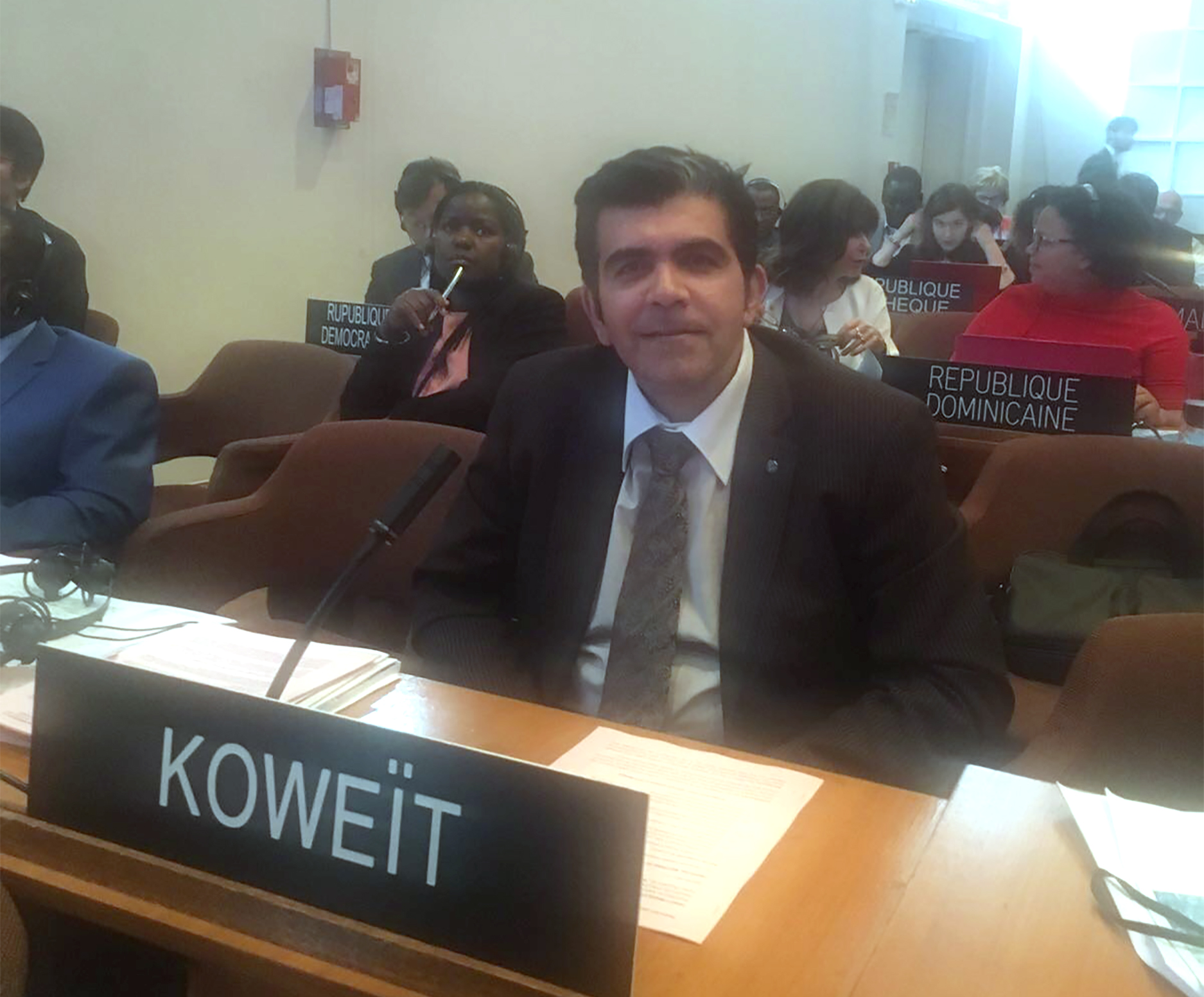 مندوب الكويت الدائم لدى منظمة الامم المتحدة للتربية والعلم والثقافة (يونسكو) الدكتور مشعل حيات