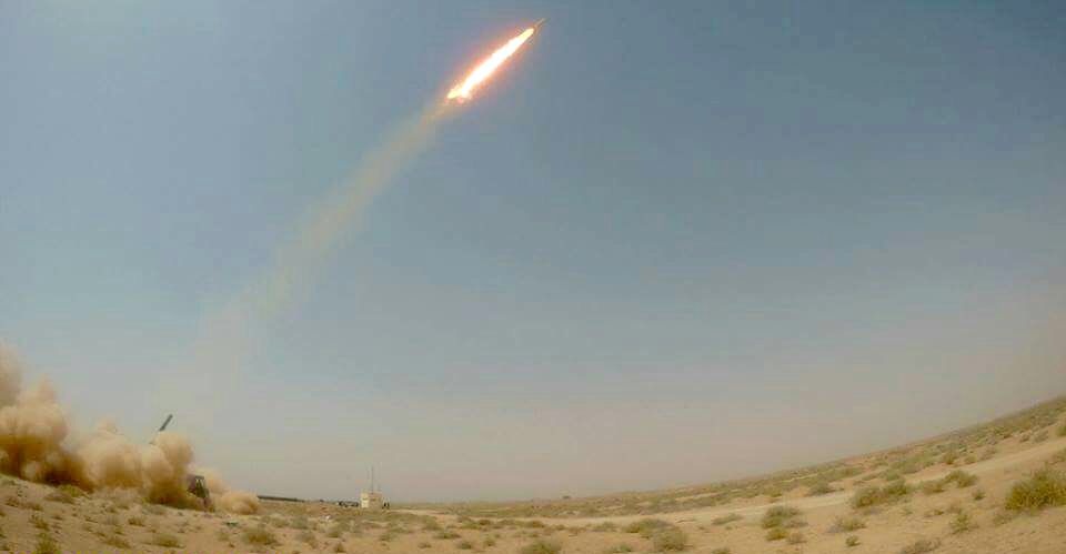 Iraq announced the successful launch of an Iraqi-made missile with a warhead weighing 350 Kg of explosives and a range of 15 km