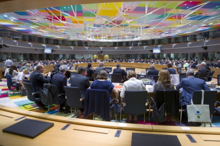 The Foreign ministers of the 28-member European Union (EU) meeting