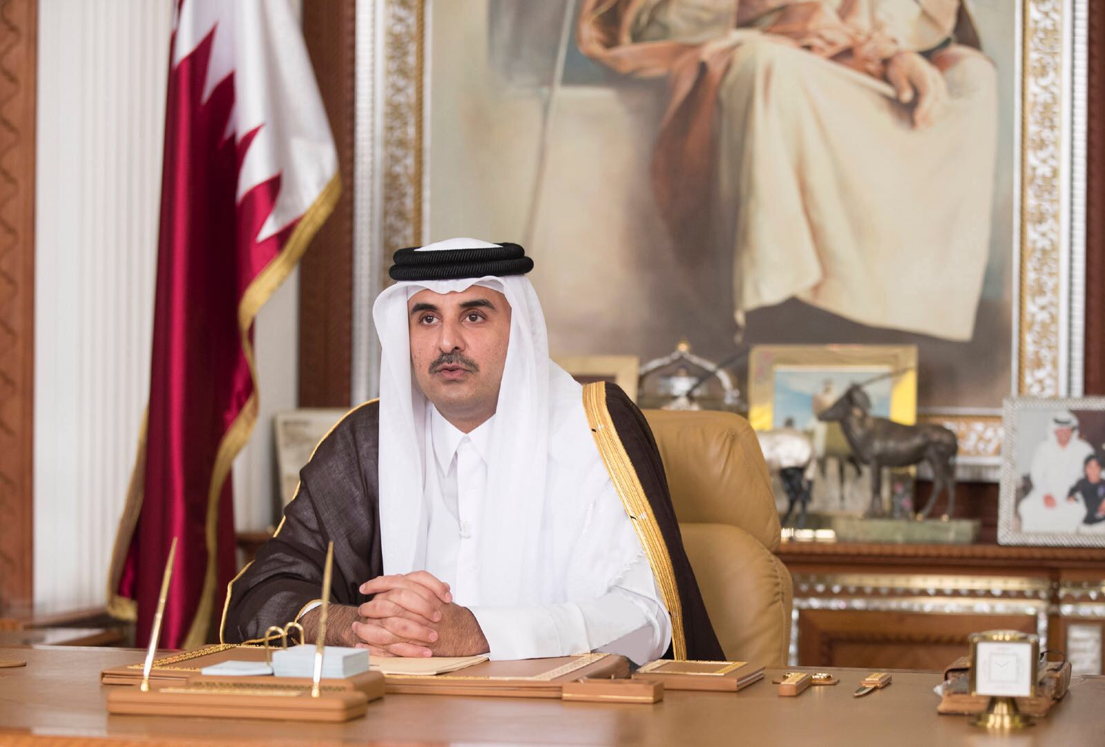 Qatari Amir Sheikh Tamim bin Hamad Al Thani