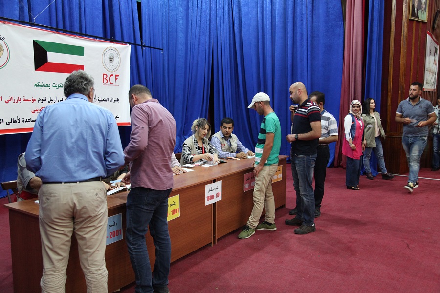 Kuwait's Red Crescent Society (KRCS) delivers Eid goods to displaced Iraqis