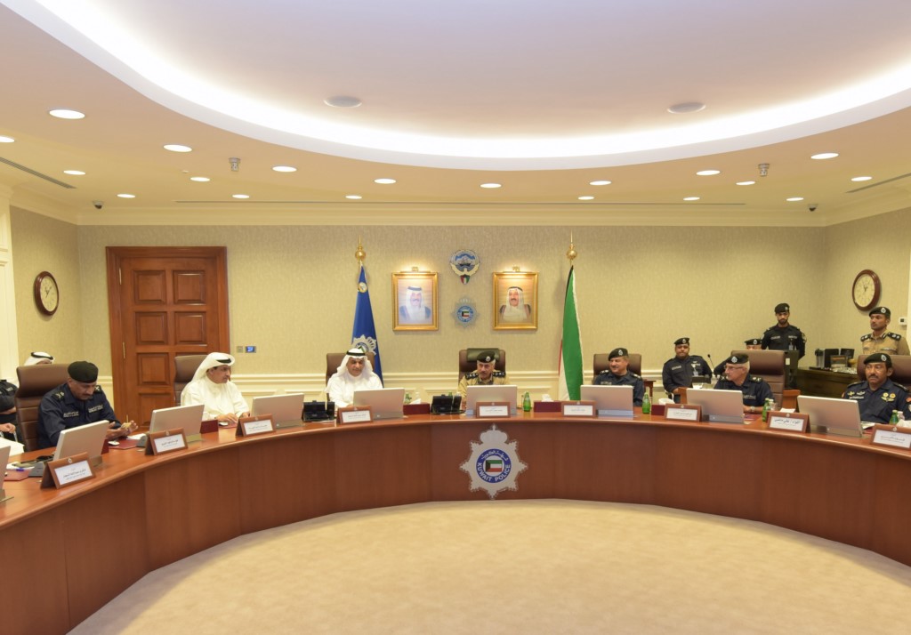 Interior Ministry's Undersecretary Lieut-General Mahmoud Al-Dosari during the meeting