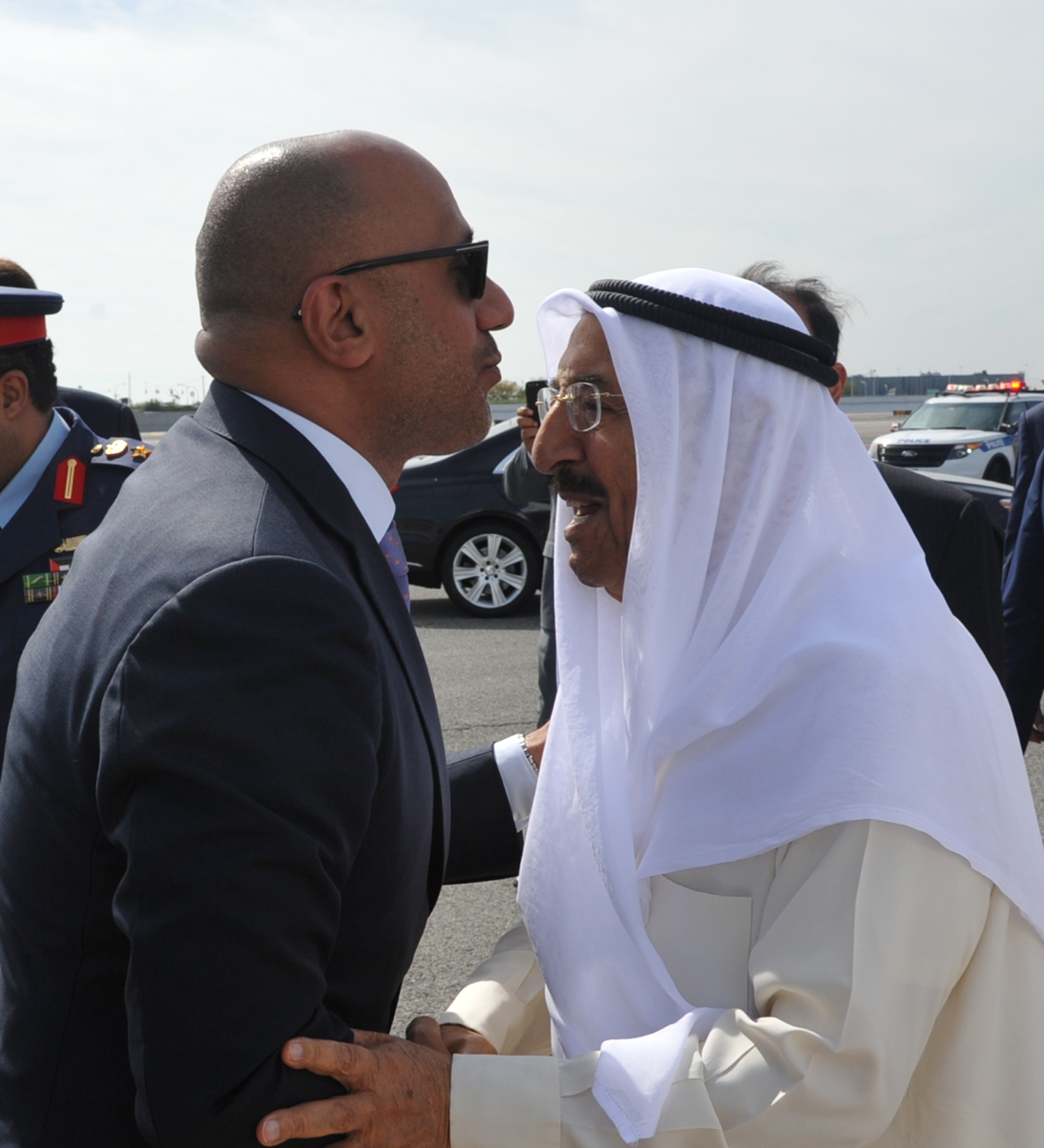 His Highness the Amir Sheikh Sabah Al-Ahmad Al-Jaber Al-Sabah  leaves US