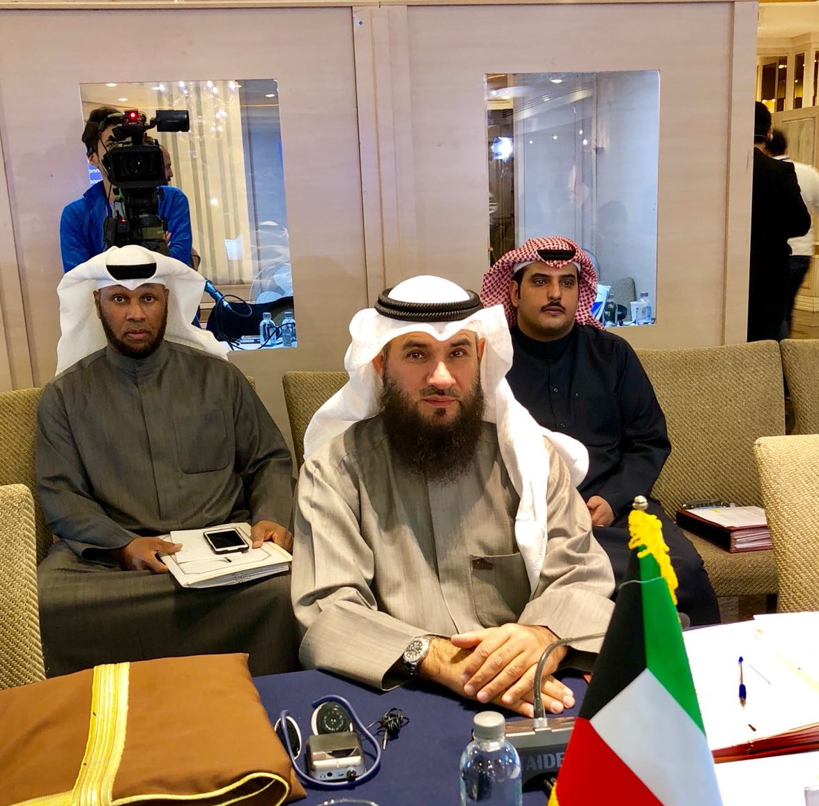 Kuwait National Assembly Secretary General Allam Al-Kandari heads the Assembly of Arab Parliaments Secretaries General