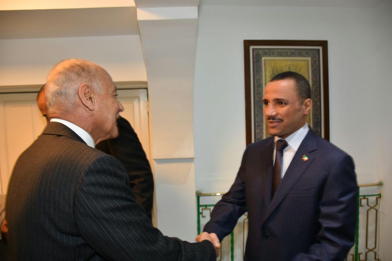 Kuwaiti Parliament Speaker meets Arab League Secretary General