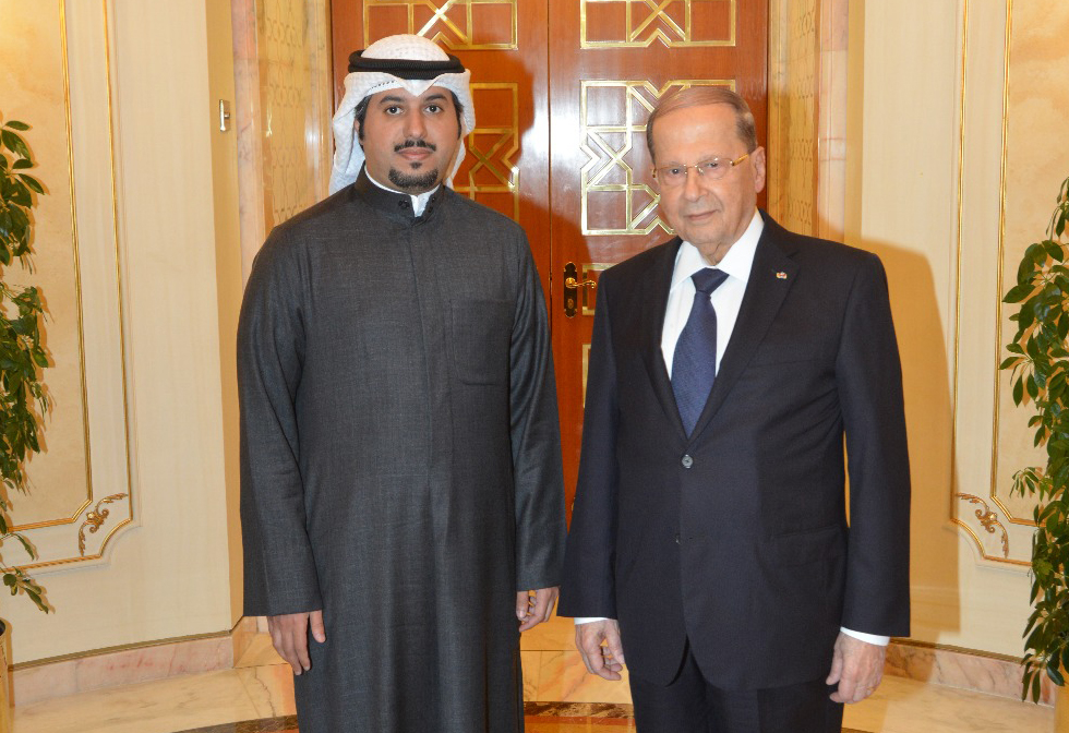 Lebanese President Michel Aoun's meeting with KUNA Managing Editor Mohammad Al-Bahar