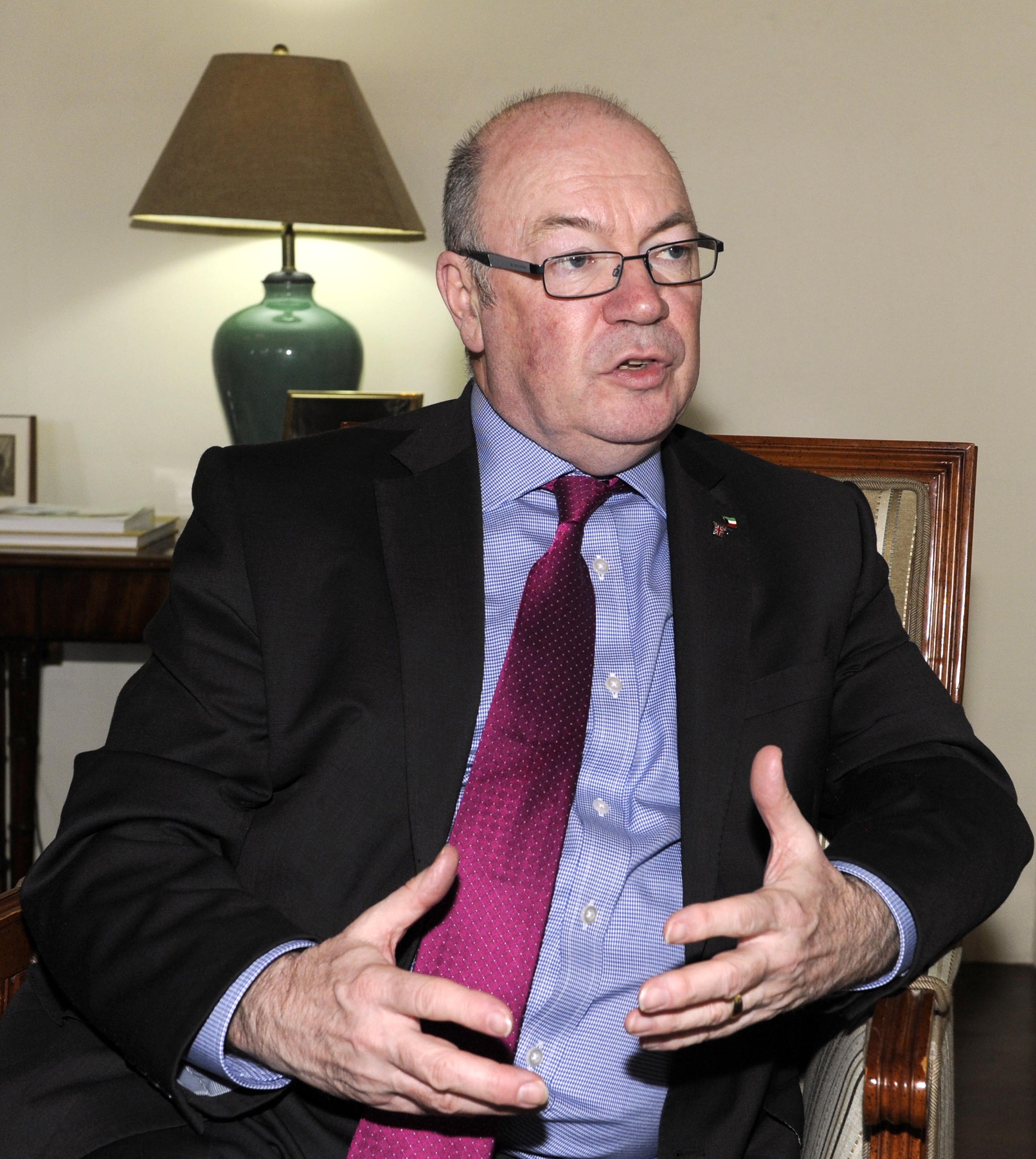 Britain's Minister of State for the Middle East and North Africa Alistair Burt