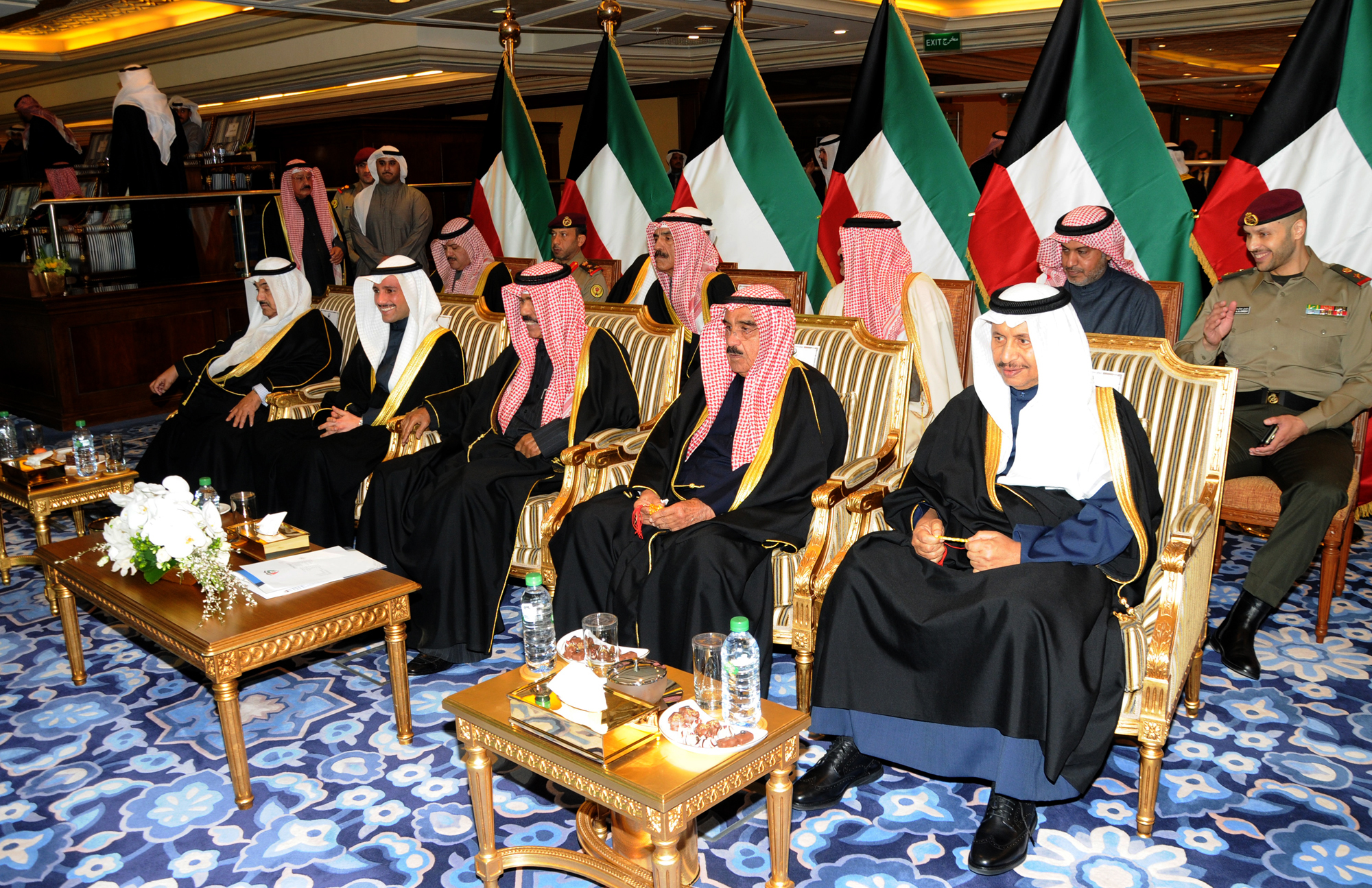 His Highness the Crown Prince Sheikh Nawaf Al-Ahmad Al-Jaber Al-Sabah attends Crown Prince Football Cup final