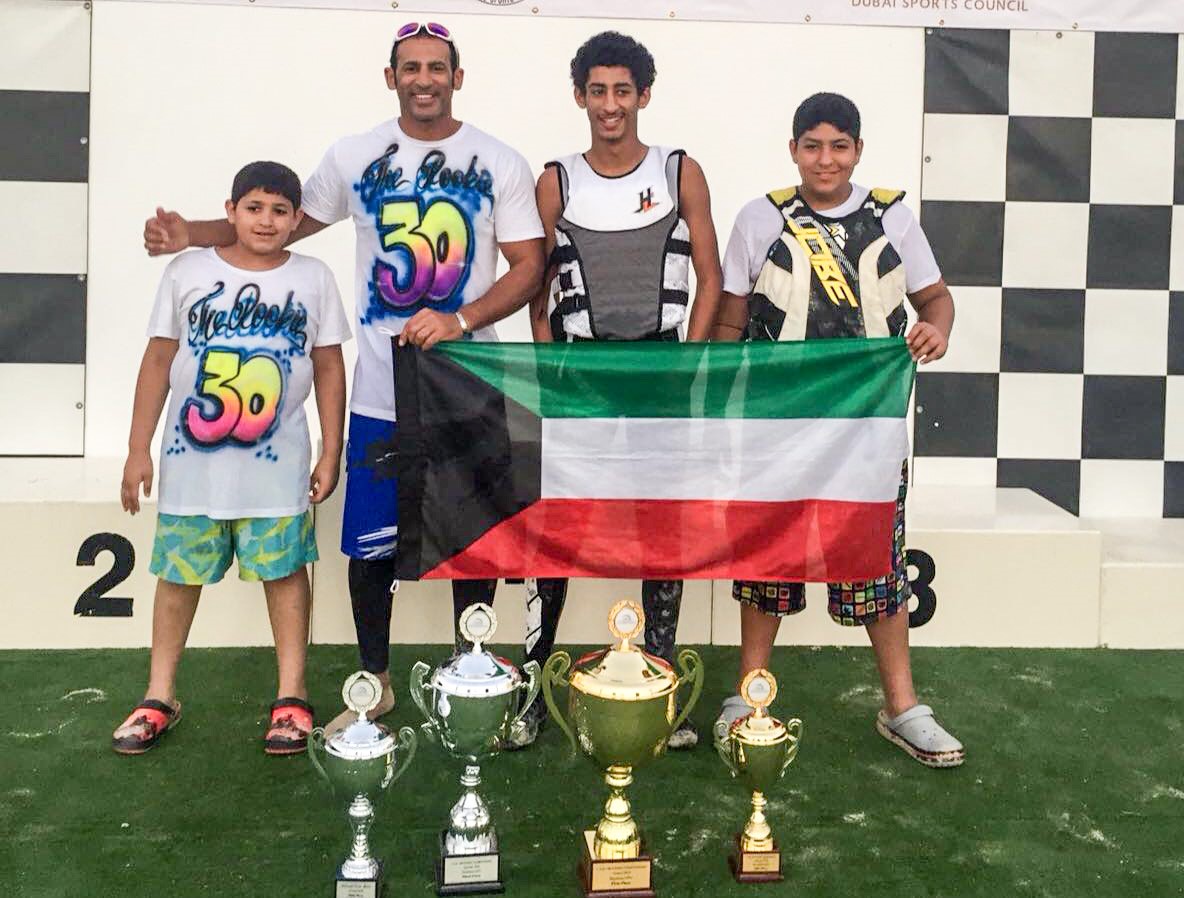 Rashed Al-Dawwas and Yusuf Al-Abdulrazzaq, of Kuwait, won the 1st and 3rd positions respectively