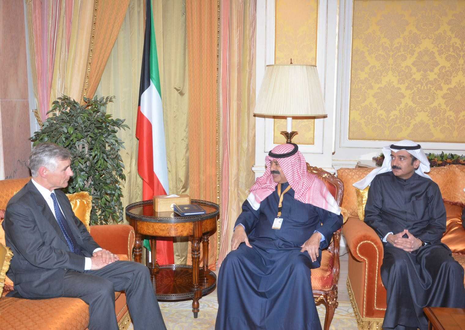 Deputy Foreign Minister Khaled Sulaiman Al-Jarallah meets Austrian Deputy Foreign Minister Michael Linhart
