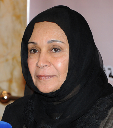Chairwoman of the Women Affairs' Committee affiliated to the Council of Ministers Sheikha Latifa Al-Fahad