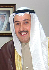 Kuwait's Ambassador to Jordan Sheikh Faisal Al-Homoud Al-Malik Al-Sabah speaking to KUNA