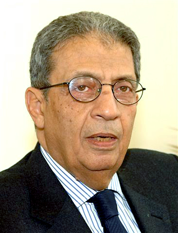 Arab League Secretary General Amr Moussa