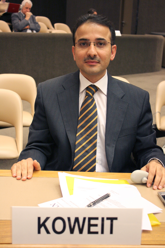 Member of the Kuwait mission in Geneva Najeeb Al-Bader