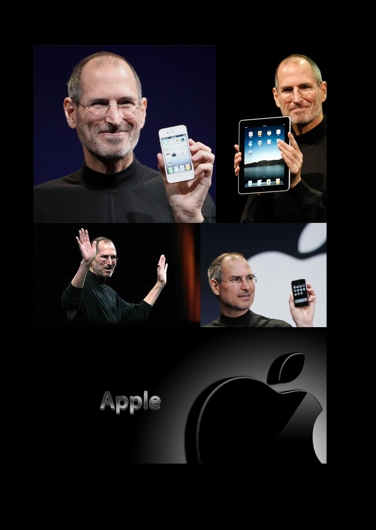 Steve Jobs, the founder of Apple computers and inventor of the iPod and iPhone