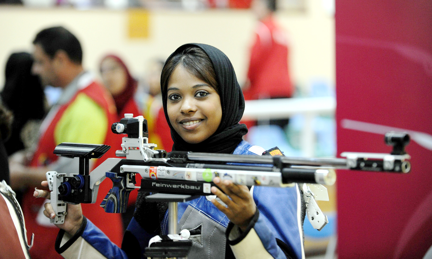 female shooter Maryam Erzouqi
