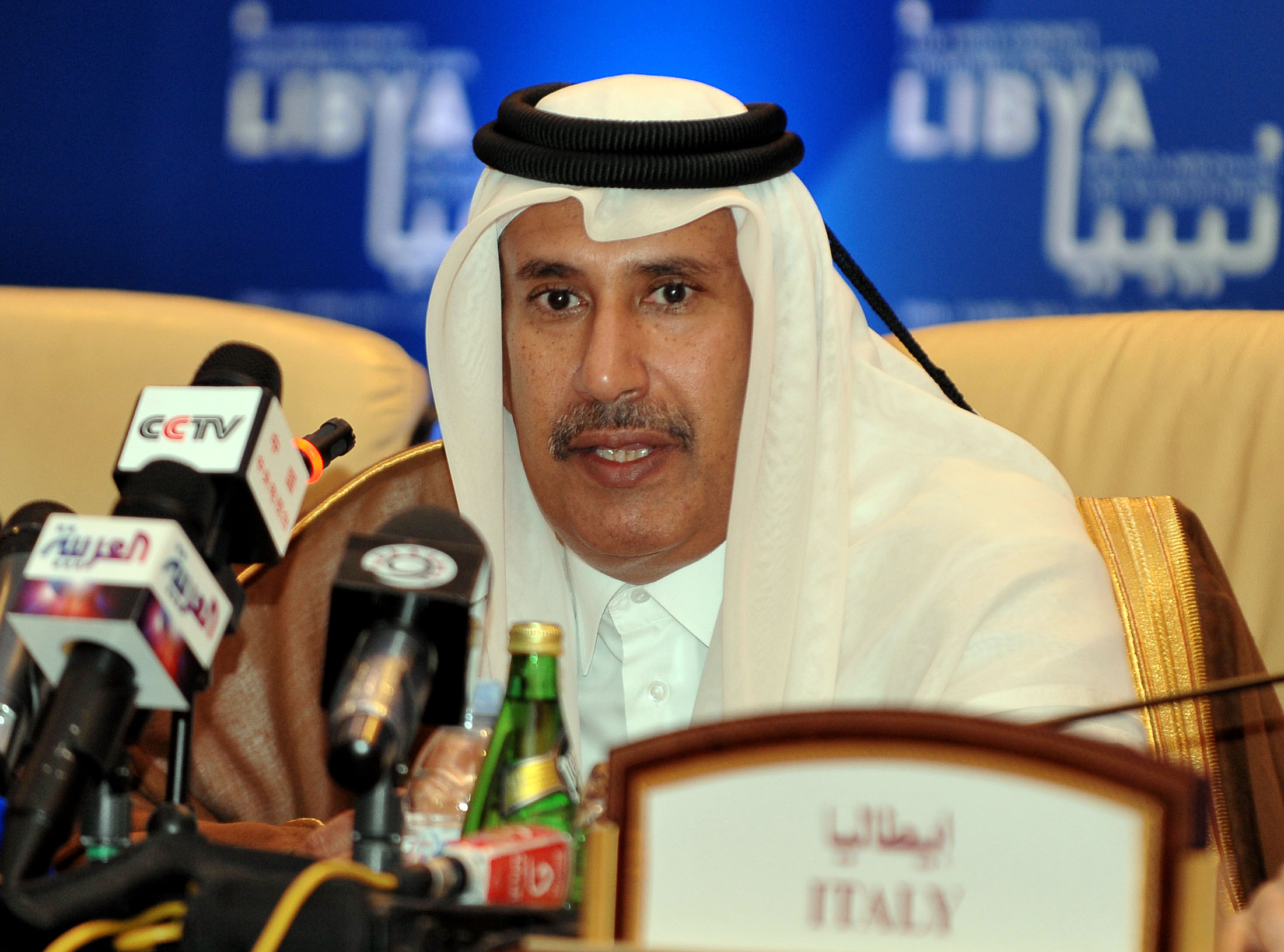 رئيس الوزراء ووزير الخارجية القطري الشيخ حمد بن جاسم ال ثاني