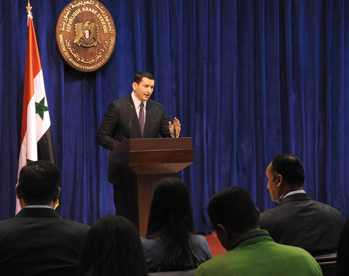 المتحدث الرسمي باسم وزارة الخارجية السورية جهاد مقدسي