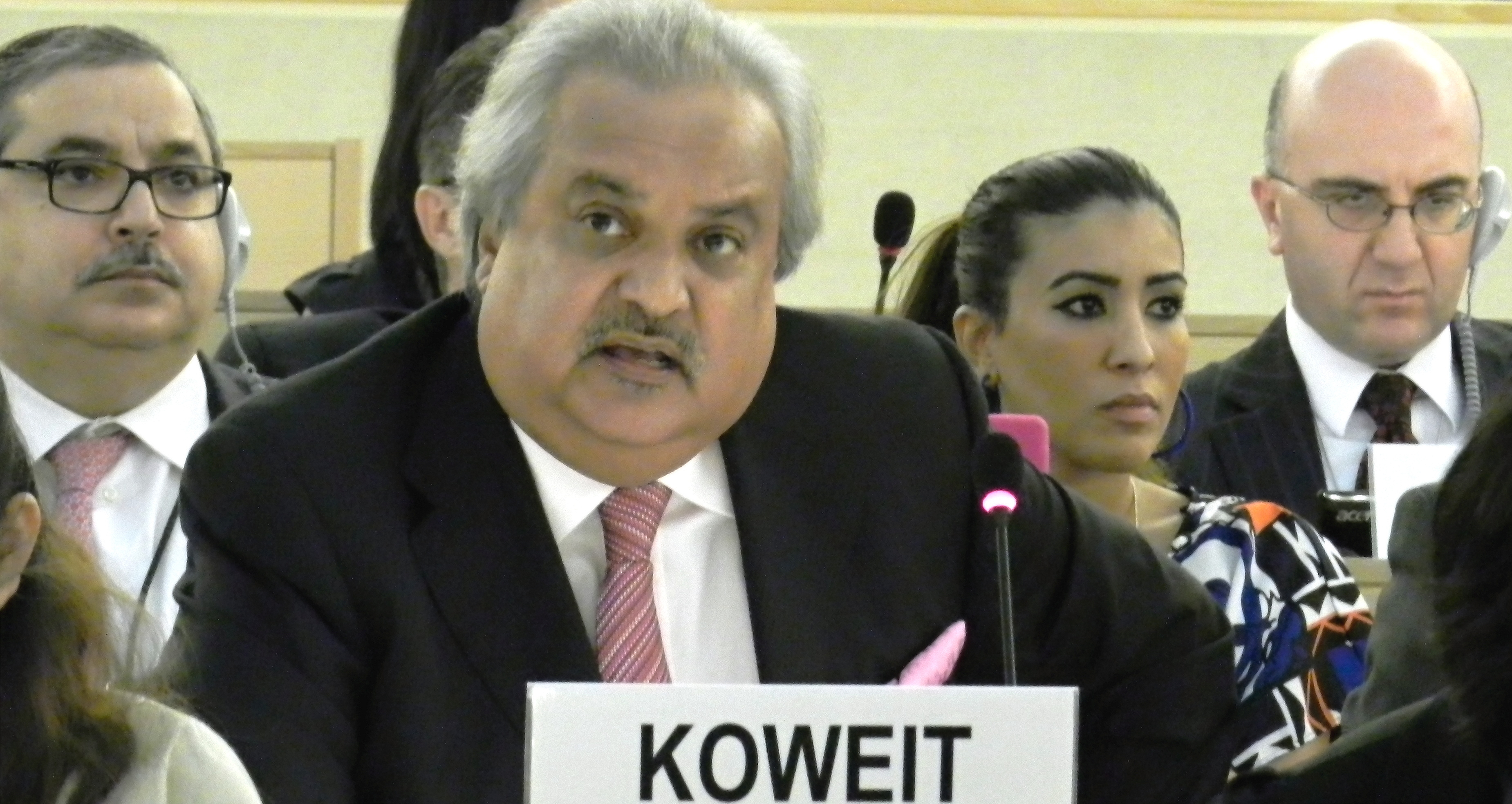 مندوب الكويت الدائم لدى الامم المتحدة في جنيف السفير ضرار عبد الرزاق رزوقي