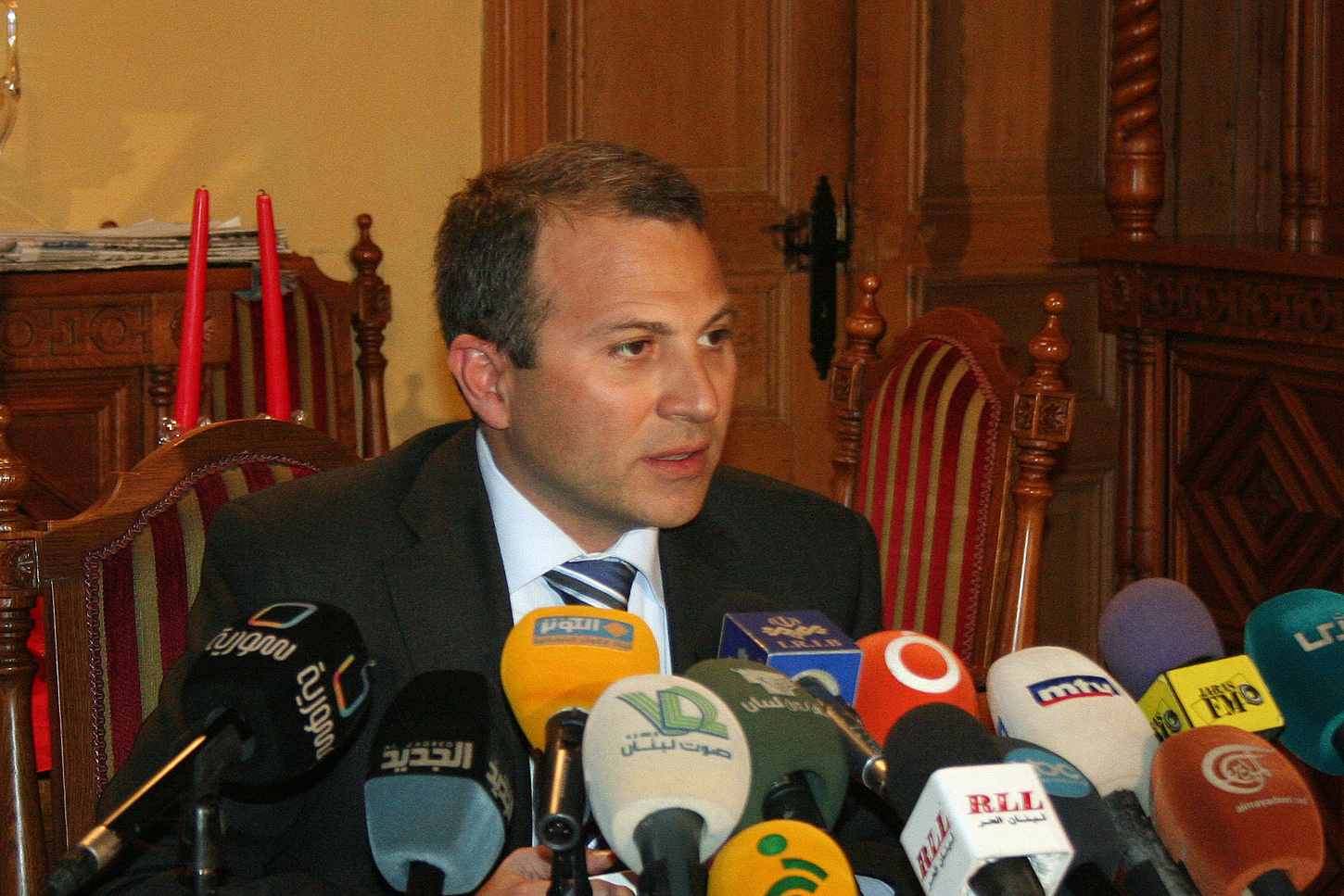 وزير الطاقة والمياه اللبناني جبران باسيل