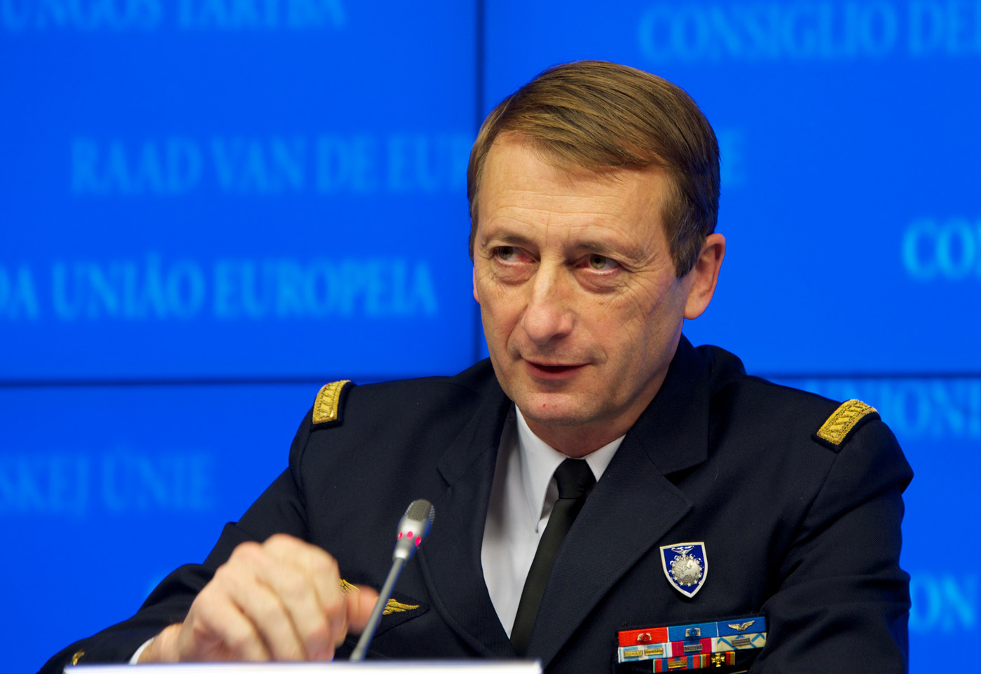 Chairman of the European Union Military Committee General Patrick De Rousiers