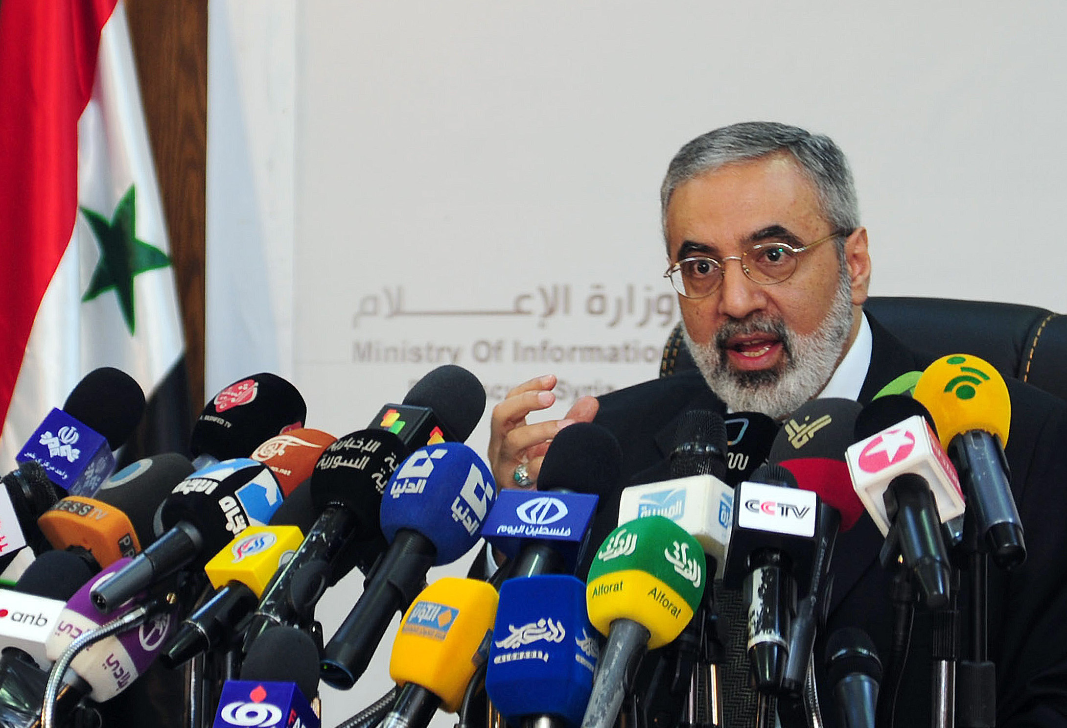 وزير الاعلام السوري عمران الزعبي