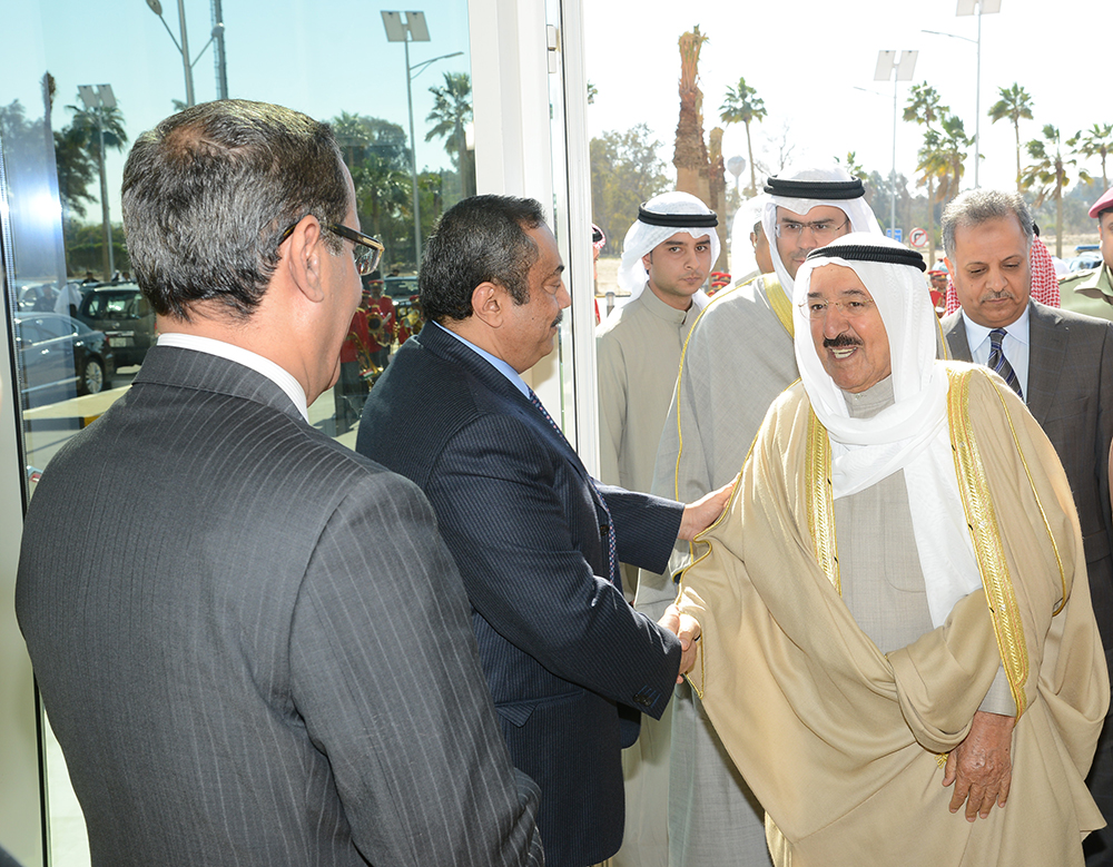HH the Amir Sheikh Sabah Al-Ahmad Al-Jaber Al-Sabah. sponsors opening of Sabah Al-Ahmad Urology Ctr