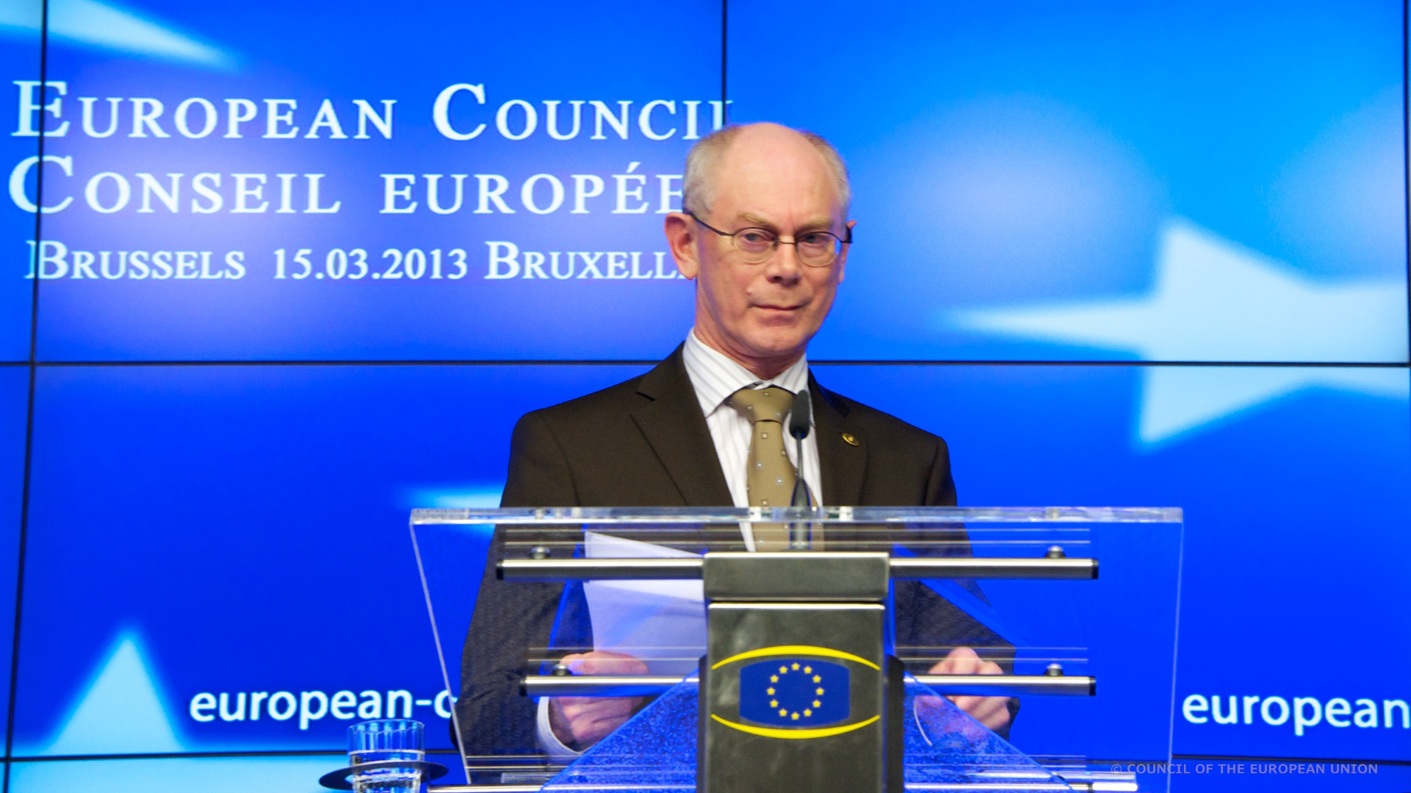 رئيس المجلس الاوروبي هيرمان فان رومبوي