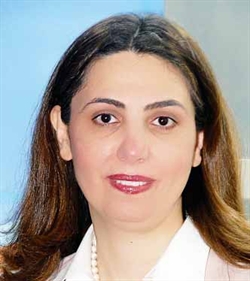 وزيرة الدولة لشؤون التخطيط والتنمية ووزيرة الدولة لشؤون مجلس الامة الدكتورة رولا دشتي